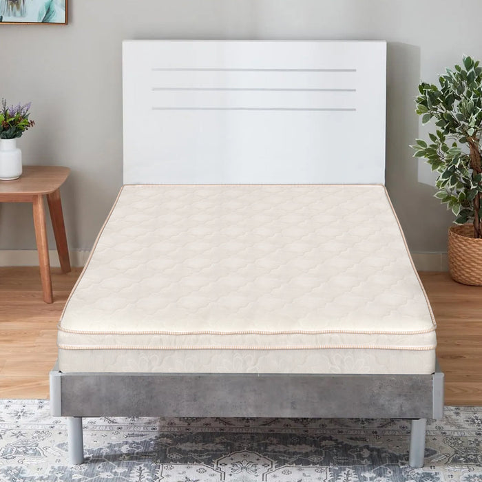 Cotton Home Majestic Mattress 200x200cm - 24cm Thickness with Bonnel Innerspring Core