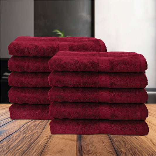 Cotton Bath Towel 70x140 CM 10 Piece Set-Soft Feel, Quick Dry, Highly Absorbent Durable Towels