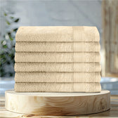 Cotton Hand Towel 50x100 CM 6 Piece Set-Soft Feel, Quick Dry, Highly Absorbent Durable Towels