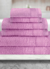 Cotton 6 Piece Towel Set-Soft Feel, Quick Dry, Highly Absorbent Durable Towels - Cotton Home