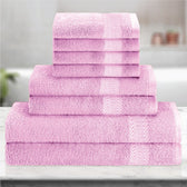 Cotton 6 Piece Towel Set-Soft Feel, Quick Dry, Highly Absorbent Durable Towels