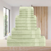 Cotton Towels 12 Piece Set-Soft Feel, Quick Dry, Highly Absorbent Durable Towels