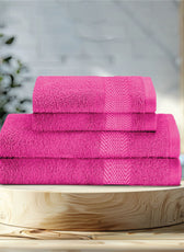 Cotton Face Towel and Hand Towel 4 Piece Set-Soft Feel, Quick Dry, Highly Absorbent Durable Towels - Cotton Home
