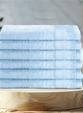 Cotton Hand Towel 50x100 CM 6 Piece Set-Soft Feel, Quick Dry, Highly Absorbent Durable Towels - Cotton Home