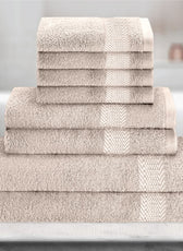 Cotton 6 Piece Towel Set-Soft Feel, Quick Dry, Highly Absorbent Durable Towels - Cotton Home