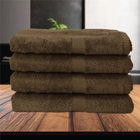 Cotton Bath Sheet 100x150 CM 4 Piece Set-Soft Feel, Quick Dry, Highly Absorbent Durable Towels