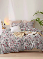 Duvet Cover 4 piece set Queen size High quality 220x240 duvet cover with Fitted sheet and pillow cases Midnight Garden - Cotton Home