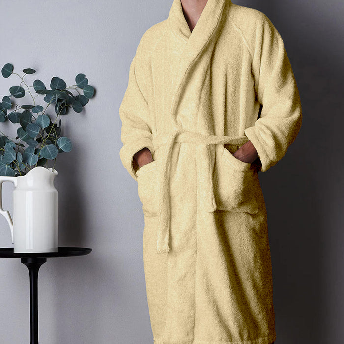Home Fest 2025 Comfort Combo – 6PC Towels Bathrobe & Slippers Set-Linen
