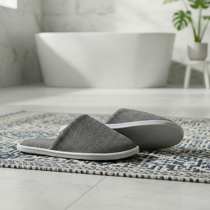 Bathroom Slipper – Soft Lightweight Gray