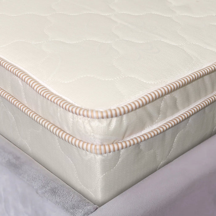 Cotton Home Majestic Mattress 200x200cm - 24cm Thickness with Bonnel Innerspring Core