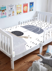 Premium Cotton 2PC Crib Sheets (120x60 cm) Soft, Breathable, Fitted Baby Mattress Sheets Shelly rains