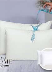 Home Fest 2025 Comfort Combo – 2PC Pillow Protector with Pillows PU Laminated