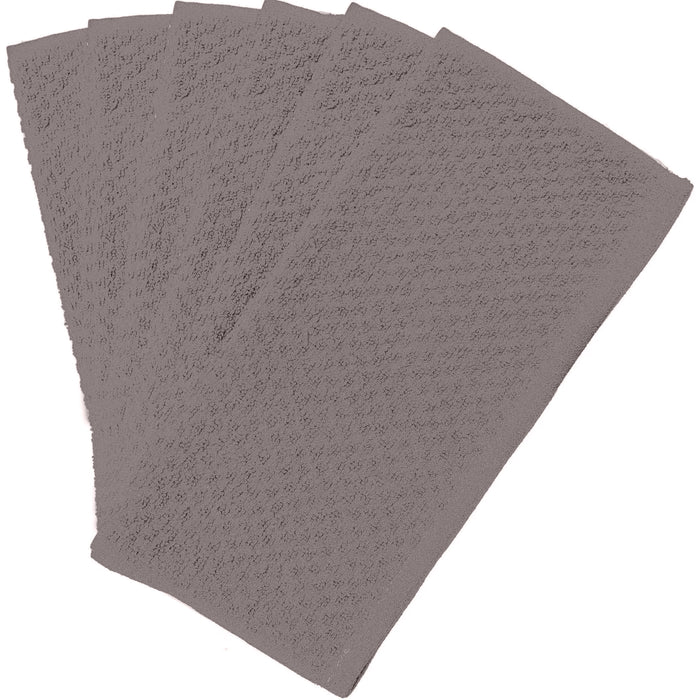 Premium Kitchen Towels Pack of 8 Beige 100% Cotton 40cm x 70cm Absorbent Dish Towels - 425 GSM Tea Towel, Terry Kitchen Dishcloth Towels- Grey Dish Cloth for Household Cleaning
