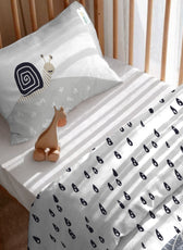 3Piece Baby Crib Comforter Set 90x120 Cotton Comforter, Filled Pillow & Pillow Cover – Shelly Rains