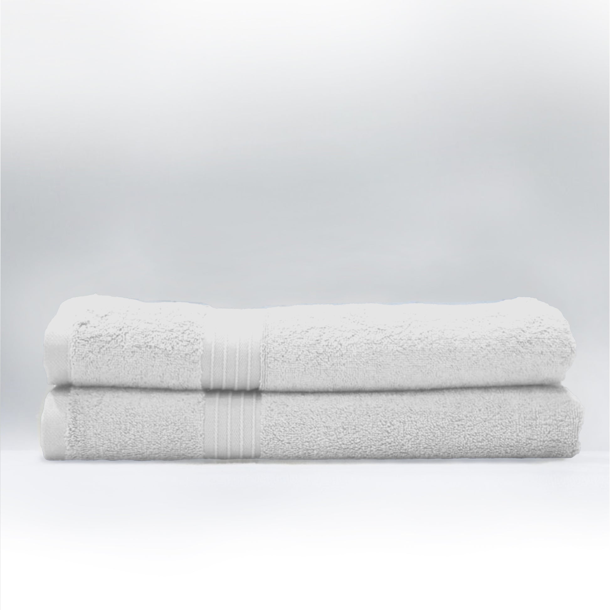 Premium White Pack of 2 600gsm High Quality Cotton Bath Towel 70x140cm