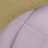 All Season Lilac Super Soft Reversible King Comforter Set 220x240cm with 2 Pillow Case