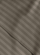 6 Piece  Duvet Cover Set 220x240cm King - Gray Stripe - Cotton Home