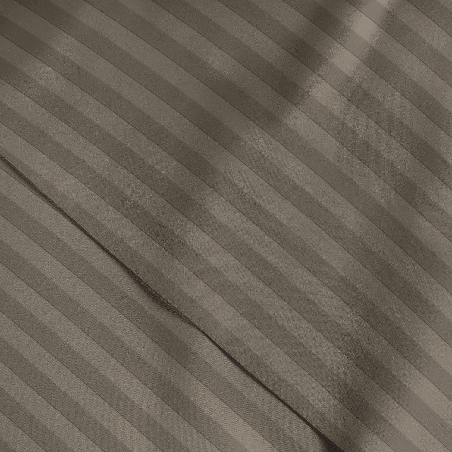 6 Piece  Duvet Cover Set 220x240cm King - Gray Stripe