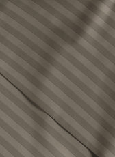 6 Piece  Duvet Cover Set 240x260cm King - Gray Stripe - Cotton Home
