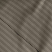 6 Piece  Duvet Cover Set 240x260cm King - Gray Stripe