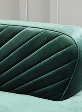 Northpol 3 Seater Velvet Sofa in - Elegant Comfort 242cm x 100cm x 78cm - Cotton Home