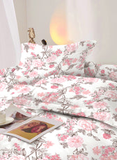 Duvet Cover 4 piece set Queen size High quality 220x240 duvet cover with Fitted sheet and pillow cases Abstract Harmony - Cotton Home