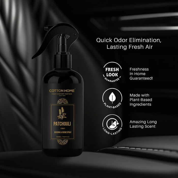 Patchouli Bedding & Room Spray Dual Use for Air & Fabric 500ml