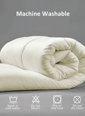 Premium Ivory All Season High quality Super Soft Comforter 1 Piece