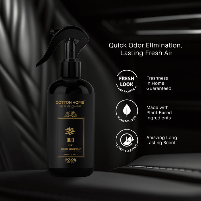 Oud Bedding & Room Spray Dual Use for Air & Fabric 500ml