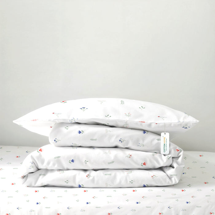 Back to School Comfort Combo - 8PC Kids Bedding Set 160x220 with Pillows & Cushions - Peach Blossom