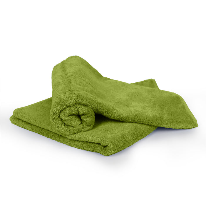 Premium Sage Green Pack of 2  600gsm High Quality Cotton Bath Towel 70x140cm