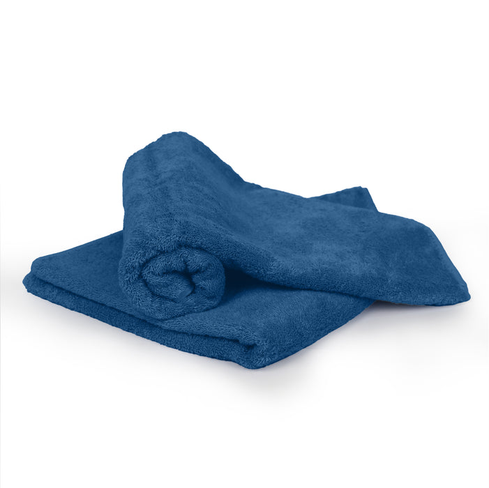 Premium Dark Blue Pack of 2  600gsm High Quality Cotton Bath Towel 70x140cm