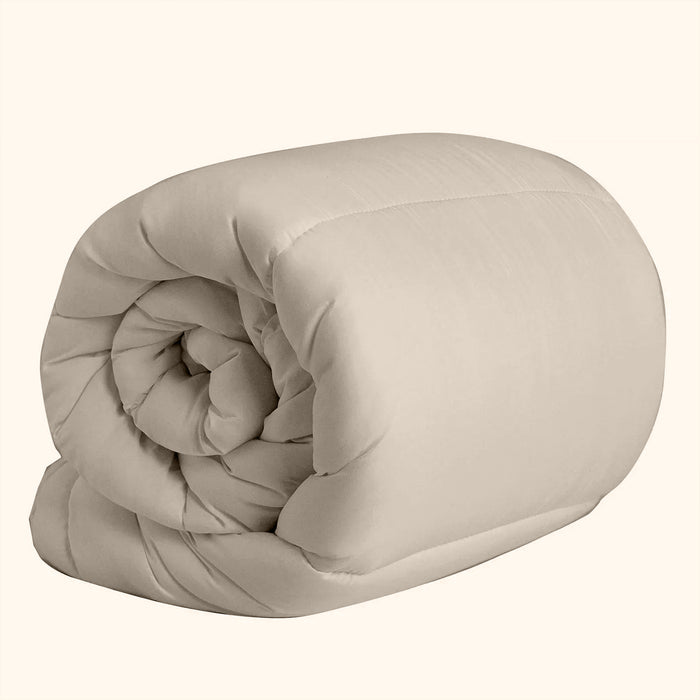 Premium Dark Beige All Season High quality Super Soft Comforter 1 Piece