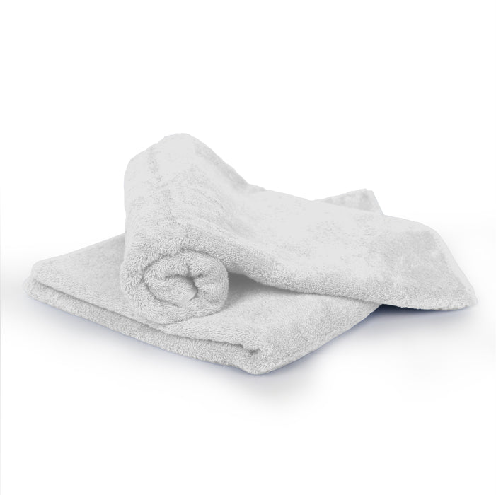 Premium White Pack of 2 600gsm High Quality Cotton Bath Towel 70x140cm