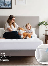 Home Fest 2025 Comfort Combo – Queen Mattress Protector 2PC Pillow Protector with Pillows PU Laminated