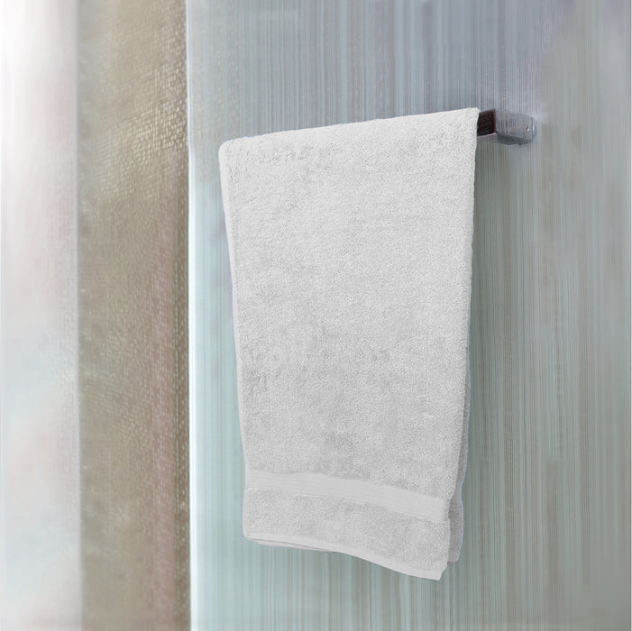 Cotton Bath Towel 70x140 CM 2 Piece Set, White