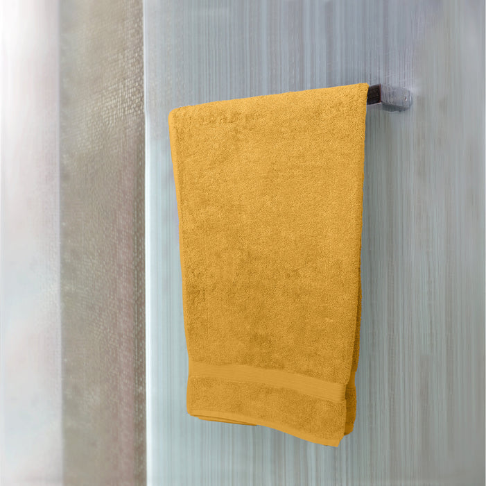 Premium Gold 600gsm High Quality Cotton Bath Towel 70x140cm 1 Piece