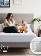 Home Fest 2025 Comfort Combo – Queen Mattress Protector 2PC Pillow Protector with Pillows Terry