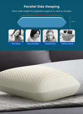 King Breathable Memory Foam Pillow 40x70X13cm - White - Cotton Home
