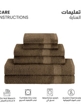 Cotton 6 Piece Towel Set-Soft Feel, Quick Dry, Highly Absorbent Durable Towels - Cotton Home