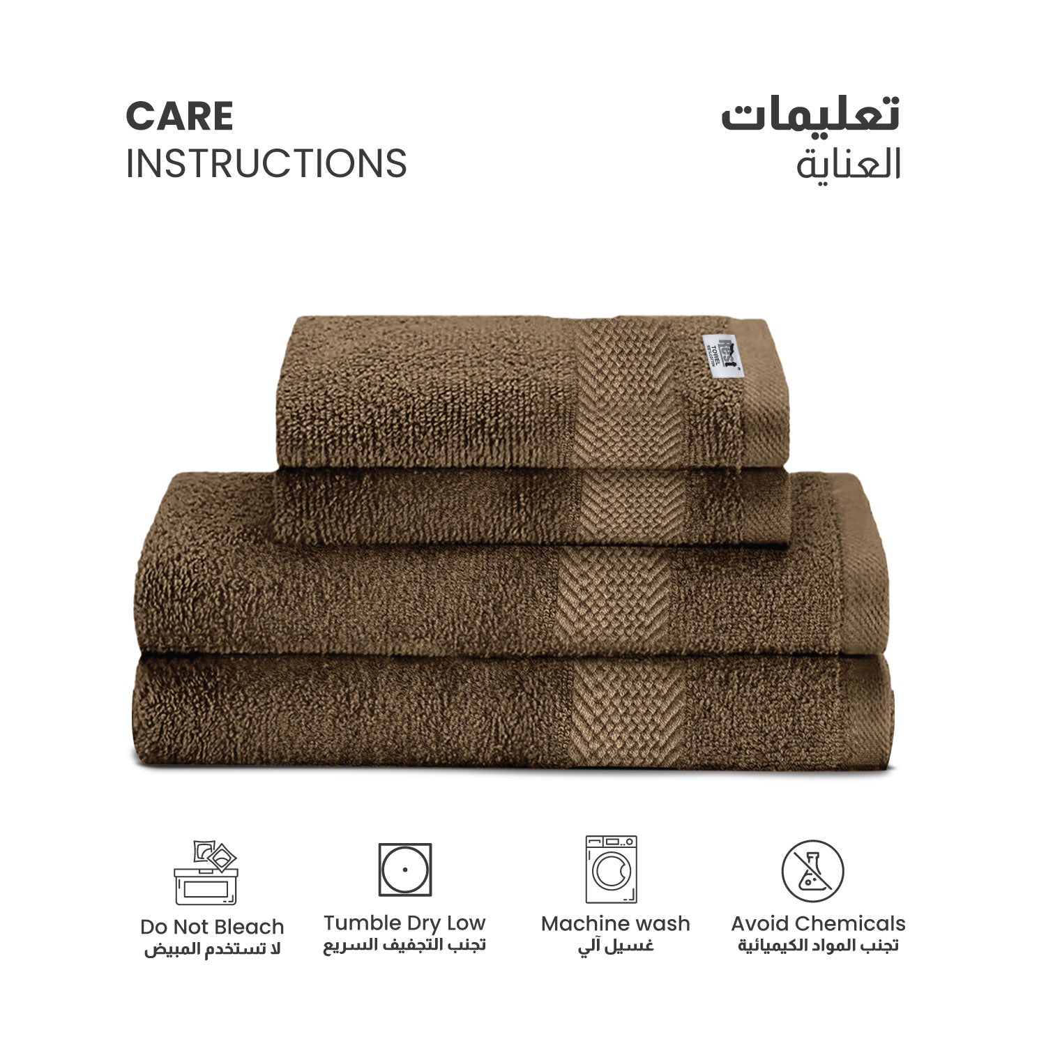 Cotton Face Towel and Hand Towel 4 Piece Set-Soft Feel, Quick Dry, Highly Absorbent Durable Towels