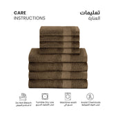 Cotton Face Towel and Hand Towel 8 Piece Set-Soft Feel, Quick Dry, Highly Absorbent Durable Towels