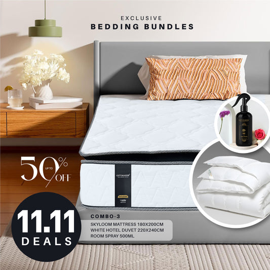 11.11 Mega Comfort Combo – Mattress, Duvet & Essentials Bundle 3