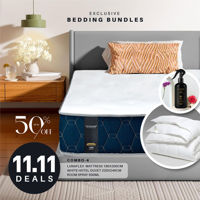 11.11 Mega Comfort Combo – Mattress, Duvet & Essentials Bundle 4