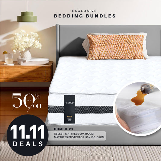 11.11 Mega Comfort Combo – Mattress, Mattress Protector Bundle 21