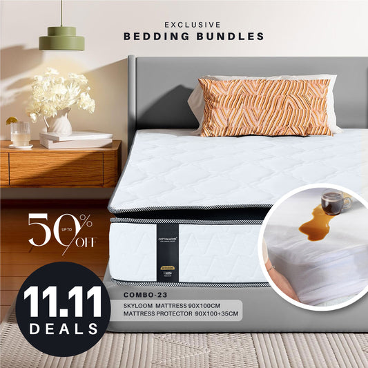 11.11 Mega Comfort Combo – Mattress, Mattress Protector Bundle 23