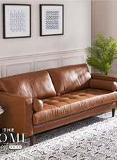 Home Fest 2025 Comfort Combo – 3Seater Faux Leather Sofa