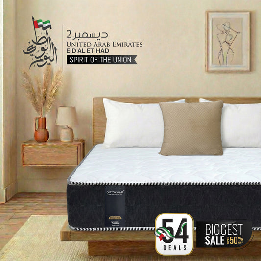 National Day Mega Comfort Combo – Mattress, Pillows Set Blanket Bundle 12