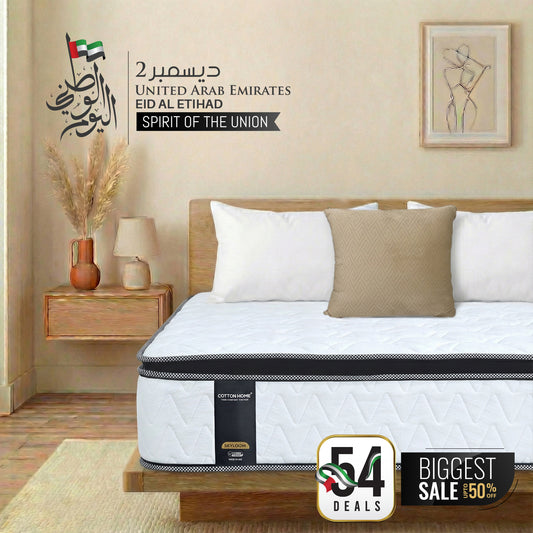 National Day Mega Comfort Combo – Mattress, Pillows Set Blanket Bundle 13