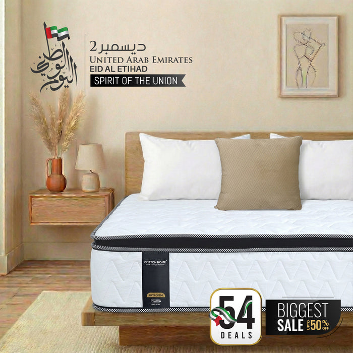 National Day Mega Comfort Combo – Mattress, Pillows Set Blanket Bundle 18